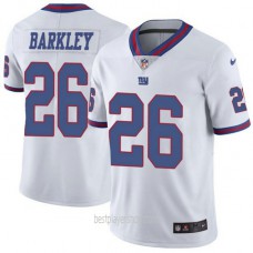 Saquon Barkley New York Giants Mens Authentic Color Rush White Jersey Bestplayer